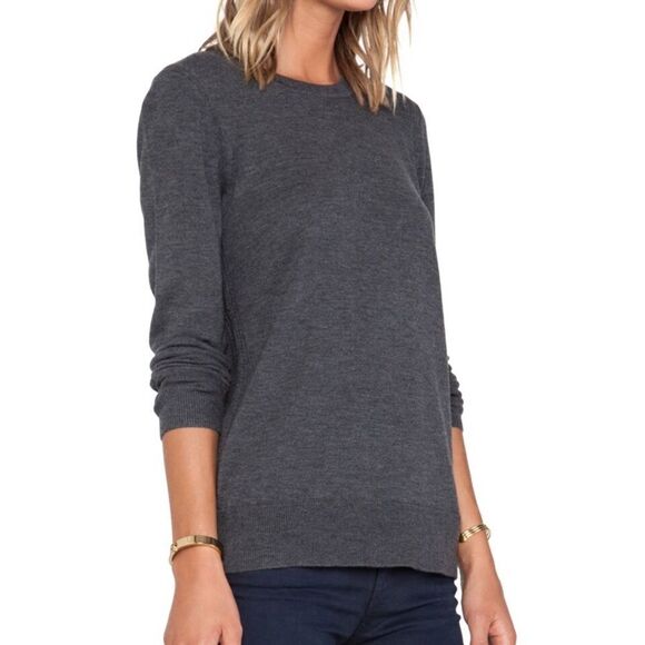 rag & bone/JEAN
Natalie split back Wool Sweater, Charcoal - Picture 1 of 8